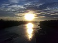 Захід сонця над Прутом у Чернівцях
