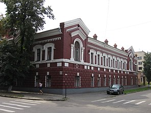 На вулиці Ярослава Мудрого в Лубнах (серпень 2009 року)