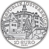 2002 Austria 10 Euro Ambras Castle front.jpg