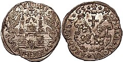 ½ марки, 1565 року. Вільне місто Рига