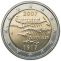 €2 commemorative coin Finland 2007.gif