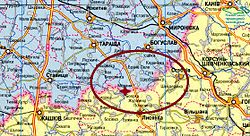 Медвинська республіка: історичні кордони на карті