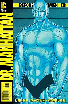 Обкладинка коміксу «Before Watchmen: Dr. Manhattan»