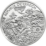 10 Euro - Charlemagne in the Untersberg(2010)front.jpg