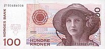 Банкнота 100 норвезьких крон 2001 року.jpg