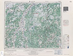 Соломіївка на американській мапі першої половини 1940-х років