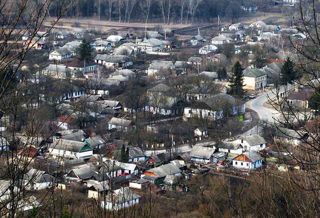 Панорама села Миньківці