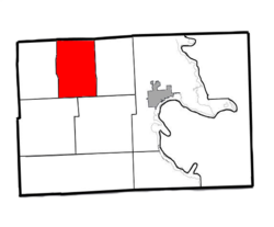 Location of Long Rapids Twp. within Alpena County
