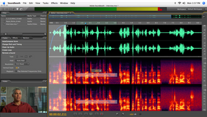 Adobe Soundbooth CS3 running on Mac OS X