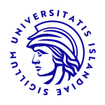Seal of the University of Iceland.