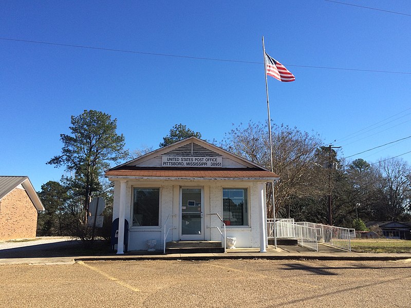 فائل:Post Office at Pittsboro, Calhoun County, Mississippi.jpg