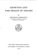 Genetics and the Origin of Species by Dobzhansky, first edition.jpeg
