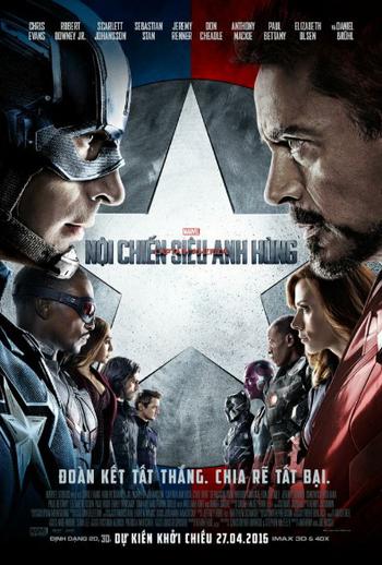Captain America và Iron Man đối đầu trong Nội chiến Siêu anh hùng |  Vietnam+ (VietnamPlus)