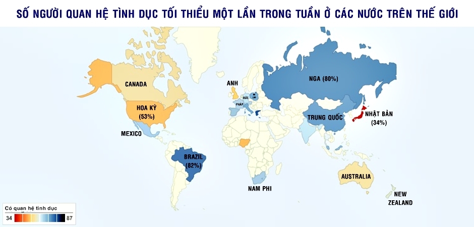 Tình dục một lần mỗi tuần: Việc duy trì tình dục đều đặn mỗi tuần sẽ giúp tăng tình thân, giảm stress và cải thiện sức khỏe tốt cho cả đôi vợ chồng. Hãy tạo thói quen và trải nghiệm những khoảnh khắc đầy thăng hoa.