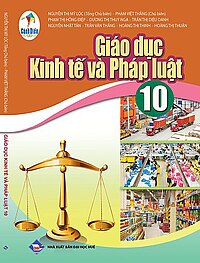 Bìa sách giáo khoa Giáo dục kinh tế, pháp luật 10, bộ sách Cánh diều