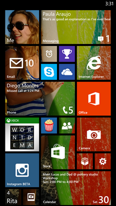 Windows Phone - Cuộc sống mình sẽ tuyệt vời hơn khi bạn sở hữu một chiếc điện thoại chạy Windows Phone. Không chỉ thể hiện nét độc đáo trong thiết kế mà còn giúp cho bạn dễ dàng trải nghiệm những ứng dụng, game và tính năng tuyệt vời của hệ điều hành này. Hãy khám phá và để cảm xúc cho bạn trong mỗi giây phút sử dụng điện thoại của mình.