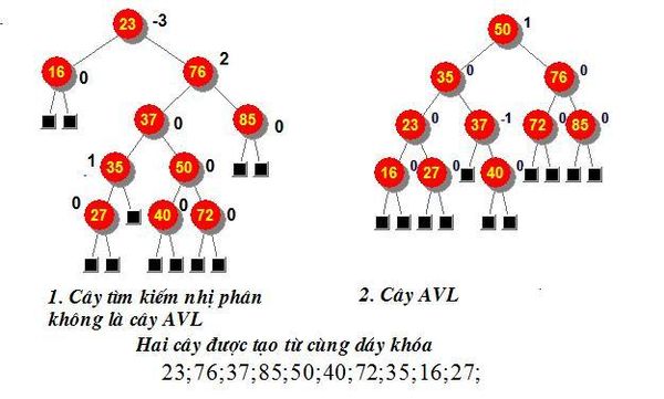 Cây tìm kiếm nhị phân và cây AVL