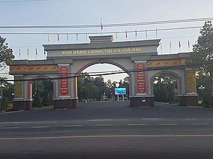 Khu hành chính thị xã Giá Rai