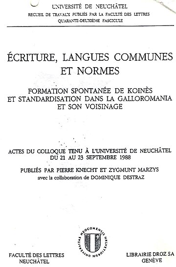 Rifondaedje d' ene langue