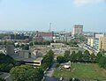 Boston, as seen from the One Laptop Per Child office during hacking days