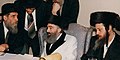 The Zvhil-Mezbuz Rebbe, Grand Rabbi Yitzhak Aharon Korff in his study.jpg