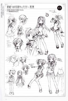 File:Puella Magi Madoka Magica Early Character Designs.jpg