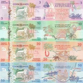 File:Cook Islands dollar banknote set issued in 1992.jpg