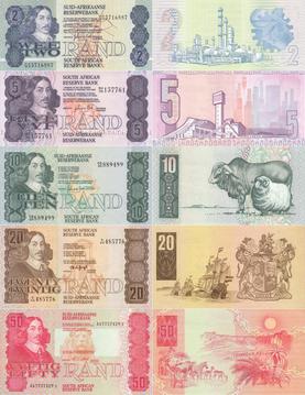 File:South African rand banknote set 1970.jpg