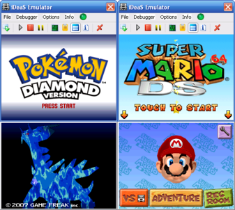 File:Mario 64 ds and pokemon diamond.PNG