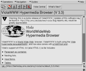 ViolaWWW 3.3