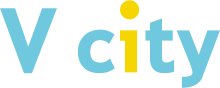 V city logo