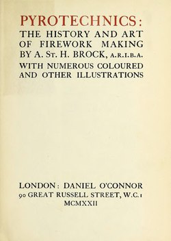 Pyrotechnics the history and art of firework making (1922).djvu