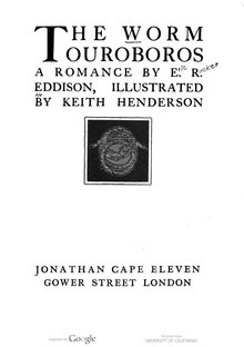 The Worm Ouroboros - 1922.djvu