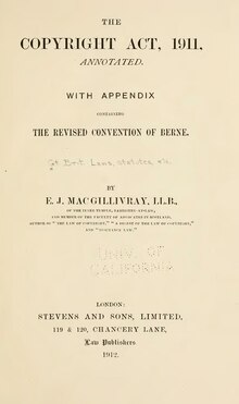 The copyright act, 1911, annotated.djvu