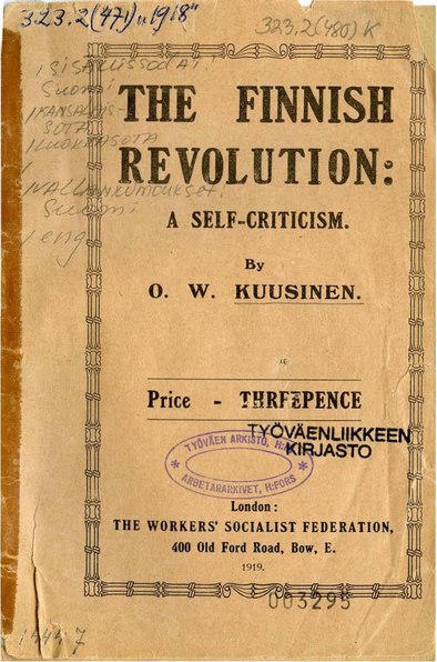 File:Otto Wilhelm Kuusinen - The Finnish Revolution (1919).pdf