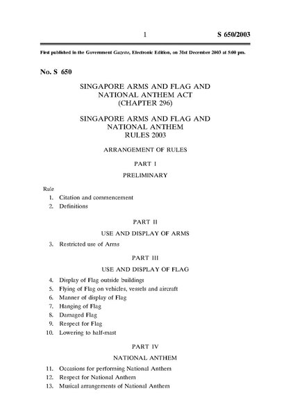File:Singapore Arms and Flag and National Anthem Rules 2003.pdf