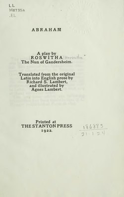 Abraham (Roswitha, Lambert 1922).djvu