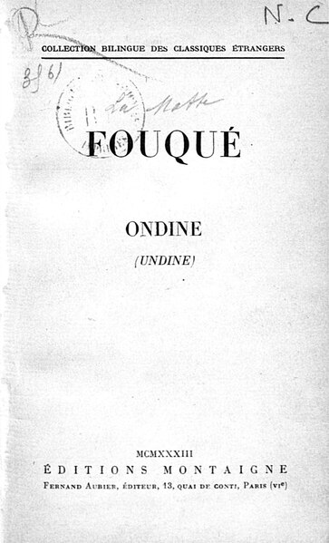 Fichier:Fouqué - Ondine, trad. Rouge, 1933.djvu