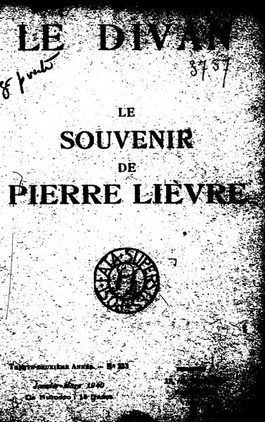 Fichier:Le Divan, année 32, janvier-mars 1940.djvu