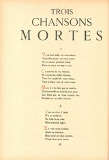 Pessoa - Trois chansons mortes, extrait de Contemporanea, n° 7, jan. 1923.djvu