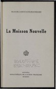 Lamontagne-Beauregard - La moisson nouvelle, 1926.djvu