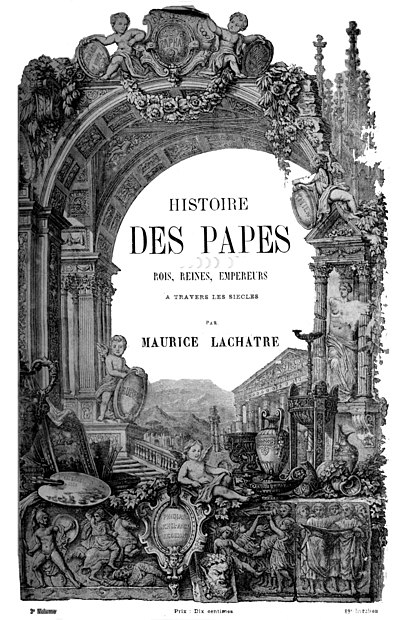 Histoire des papes - Lachatre - Avant titre