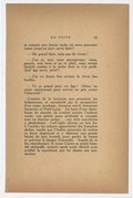 je connais une bonne cache où nous pourrons rester jusqu’au jour ; as-tu faim ? — Hé, grand faim, mais pas de vivres ! — J’en ai, moi, nous partagerons ; viens, garçon, suis nous si ça te plaît, nous serons bientôt rendus à la cache dont je t’ai parlé. Quel âge as-tu, petit ? — J’ai vu douze fois revenir la chute des feuilles. — Tu es grand pour cet âge ! Allons, en route maintenant pour arriver au gîte avant l’obscurité ! Content de la tournure que prenaient les événements, et réconforté par la perspective d’un repas prochain, Amiscou suivit lestement Sconoton et Petit-Loup. Au bout d’une demi-heure de marche, ils avaient atteint l’endroit voulu : une grotte assez profonde se creusait sous un énorme rocher… nos trois marcheurs y pénétrèrent. Cerf-Agile alluma un bon feu à l’entrée ; les enfants apportèrent des branches sèches, tandis que l’Indien entourait de roches ce foyer improvisé et y déposait une grosse bûche de bois humide pour garder la braise et prévenir le danger d’incendie. Auprès de ce feu réconfortant, le jeune Castor se sentit bientôt réchauffé, surtout après avoir dévoré avec avidité la nourriture que lui donna son protecteur.