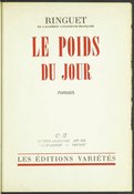 Ringuet - Le Poids du jour, 1949.djvu