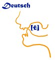 Bei der Aussprache der deutschen Vorderzungenkonsonantenbildet die Zunge einen Verschluss oder eine Enge an den oberen Alveolen der Oberzähne