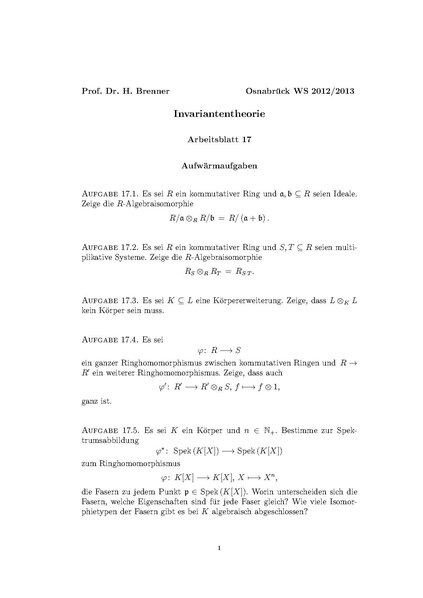 Datei:Invariantentheorie (Osnabrück 2012-2013)Arbeitsblatt17.pdf