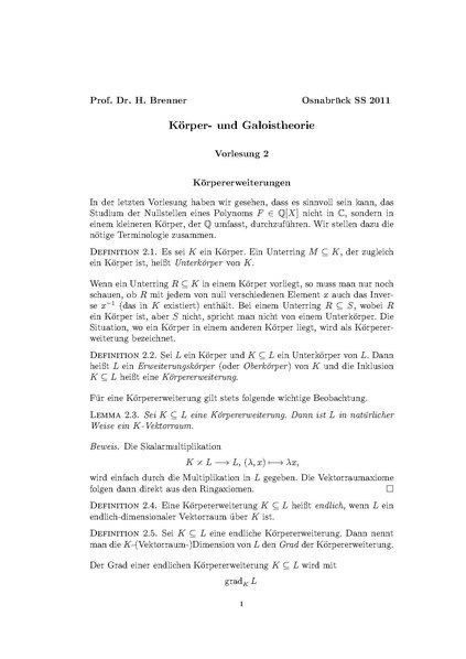 Datei:Körper- und Galoistheorie (Osnabrück 2011)Vorlesung2.pdf