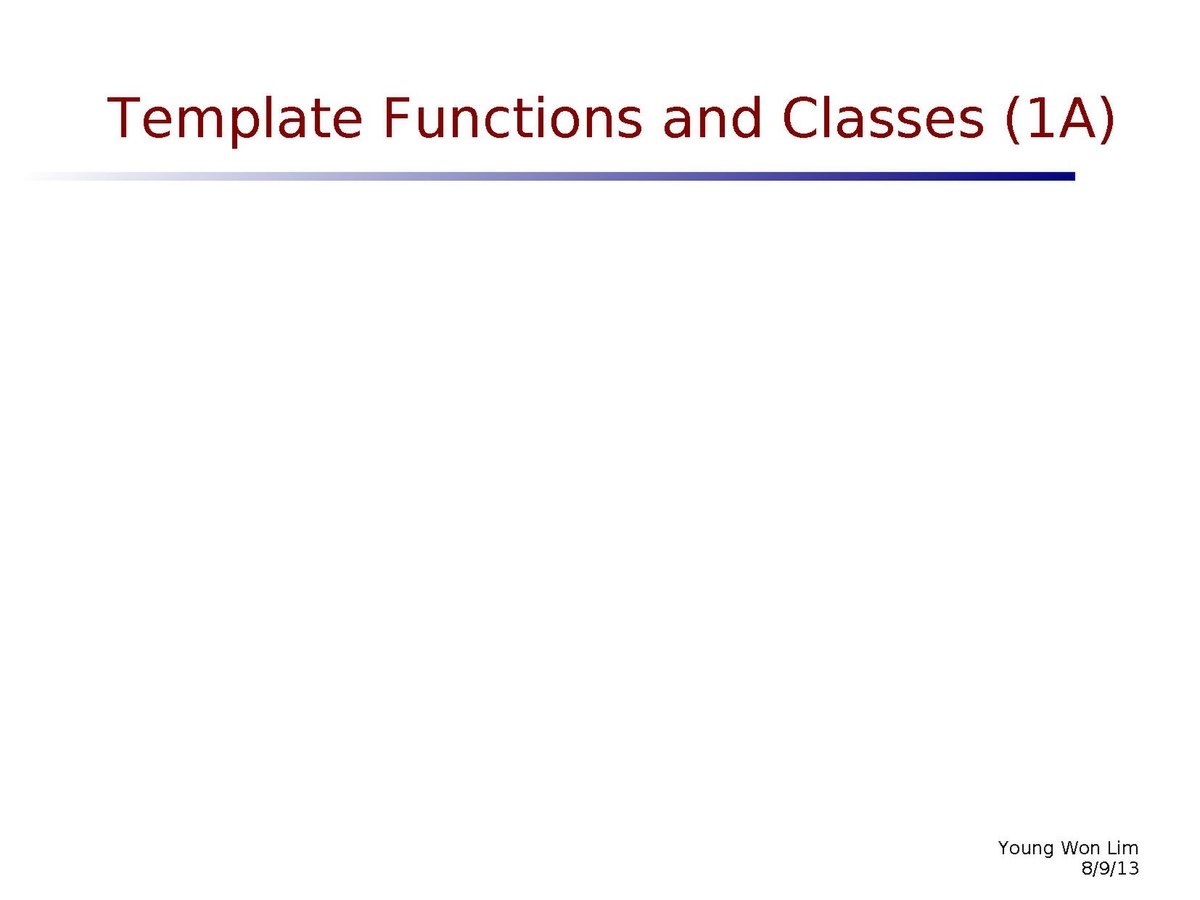 Cpp template