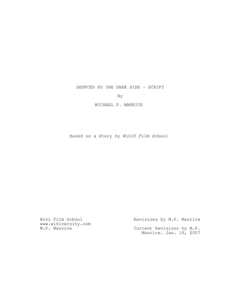 File:Seduced by the Dark Side - Script Mike Maurice.pdf