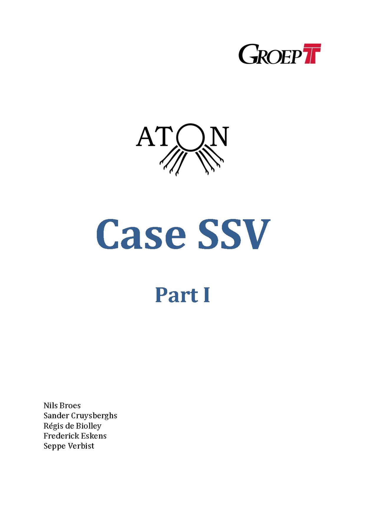 Case SSV - Part I